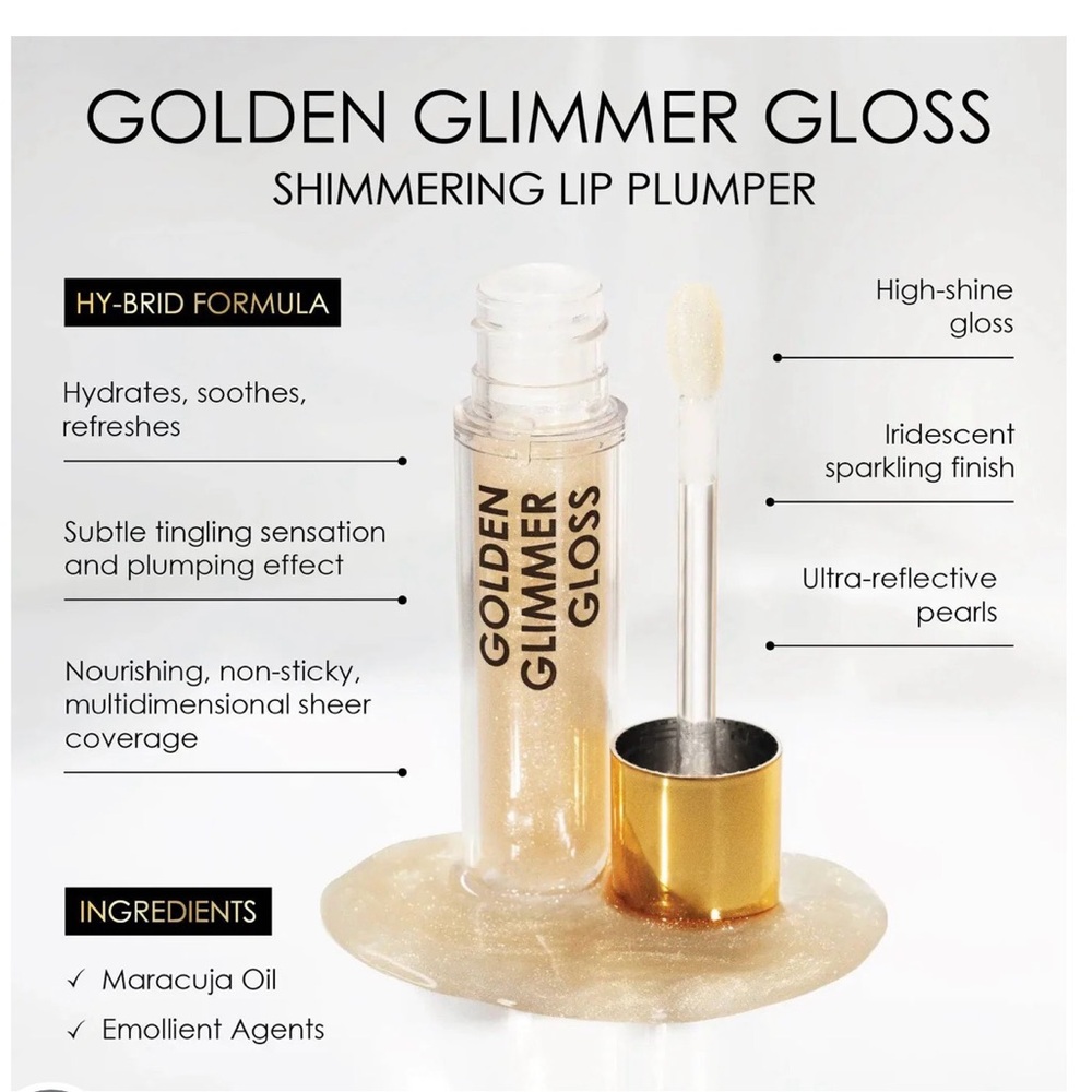 Natasha Denona Golden Glimmer Gloss - Lip Plumper